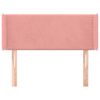 vidaXL Cabecero de terciopelo rosa 83x16x78/88 cm