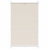 vidaXL Plis&eacute; Para Ventana Persiana 80X100cm Crema