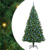 vidaXL &Aacute;rbol de Navidad artificial Verde 240 cm PVC y Acero y Pl&aacute;stico
