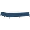 vidaXL Cama tipo Box Spring con colch&oacute;n Azul 200 x 200 cm tela