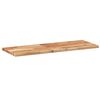 vidaXL Estante flotante 4 uds madera acacia acabado aceite 80x30x2 cm