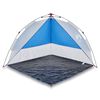 vidaXL Tienda de playa impermeable apertura r&aacute;pida azul celeste