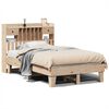 vidaXL Estructura de cama sin colch&oacute;n madera maciza de pino 135x190 cm