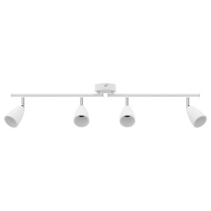 vidaXL Foco de techo con focos 70 x 12,5 x 10,5 cm Metal