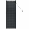 vidaXL Persianas venecianas Manual Negro 130 x 45 cm Aluminio