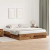vidaXL Cama con almacenamiento Madera Vieja 200 x 200 cm