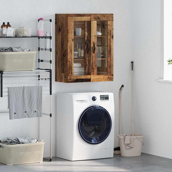 vidaXL Armario de pared Madera Vieja 69,5 x 34 x 90 cm