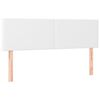vidaXL Cama box spring con colchón cuero sintético blanco 140x190 cm