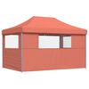 vidaXL Carpa de Fiesta Terracota 292 x 440 x 315 cm Tela Oxford
