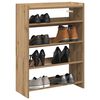 vidaXL Zapatero artesanal de madera contrachapada 60x25x81 cm