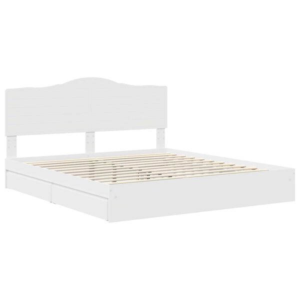 vidaXL Cama con almacenamiento 180 x 200 cm Madera de ingenier&iacute;a