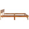 vidaXL Estructura de cama sin colch&oacute;n madera maciza 200x200 cm