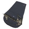 Outwell Saco de dormir Camper Lux cremallera derecha azul