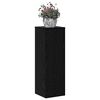 vidaXL Soporte de plantas Roble Negro 33 x 33 x 100 cm