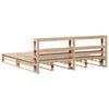 vidaXL Estructura de cama sin colch&oacute;n madera maciza de pino 200x200 cm