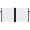 vidaXL Toldo lateral retr&aacute;ctil blanco 120x1000 cm