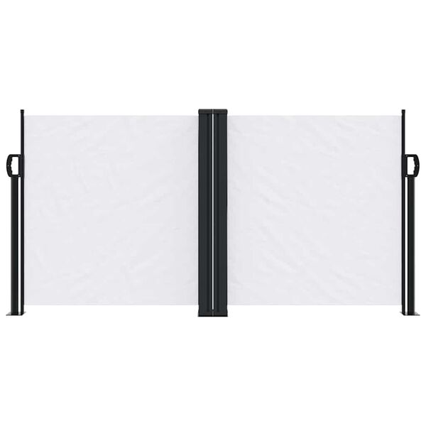 vidaXL Toldo lateral retr&aacute;ctil blanco 120x1000 cm