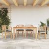 vidaXL Juego de comedor para jard&iacute;n 5 piezas madera maciza de teca