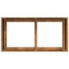 vidaXL Jardinera oxidada 80x40x40 cm acero corten
