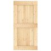 vidaXL Puerta NARVIK Natural 100 x 210 cm Madera de Pino S&oacute;lido