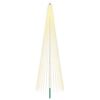 vidaXL &Aacute;rbol de Navidad con luces, estacas y m&aacute;stil 500 cm 1632 LED
