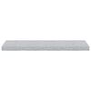 vidaXL Estante flotante de pared MDF gris hormig&oacute;n 80x23,5x3,8 cm