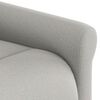 vidaXL Sill&oacute;n reclinable elevable de tela gris nube