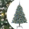vidaXL &Aacute;rbol de Navidad artificial Verde 180 cm PVC, Pl&aacute;stico y Acero
