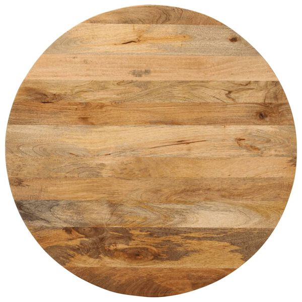 vidaXL Tablero de mesa redondo madera maciza de mango &Oslash; 70x3,8 cm