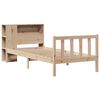 vidaXL Cama con estantería sin colchón madera maciza de pino 90x200 cm