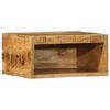 vidaXL Mueble de TV de pared madera maciza de mango rugosa 40x30x19 cm