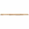 vidaXL Estantes flotantes 2 uds madera acacia sin tratar 120x20x4 cm
