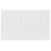vidaXL Cortina de Encaje Blanco 300 x 750 cm Poli&eacute;ster