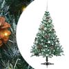 vidaXL &Aacute;rbol de Navidad artificial Verde 150 cm PVC y acero