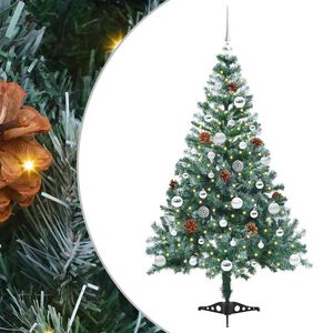 vidaXL &Aacute;rbol de Navidad artificial Verde 150 cm PVC y acero