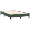 vidaXL Estructura cama sin colch&oacute;n terciopelo verde oscuro 120x190cm