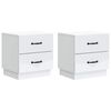 vidaXL Armario de Noche 2 uds. 43 x 34,5 x 44,5 cm