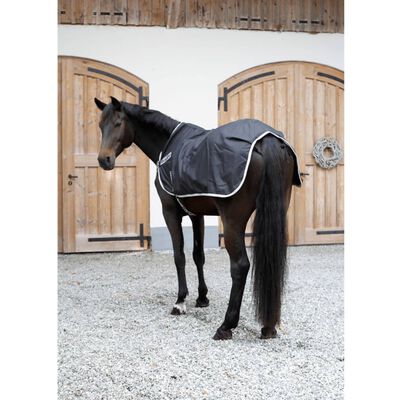 Kerbl Manta de caballo de entrenamiento RugBe negra 145/155 cm 328691
