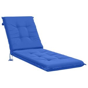 vidaXL Coj&iacute;n de Tumbona GEMERT 100% Poli&eacute;ster Azul Royal