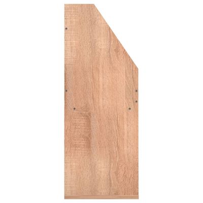 vidaXL Revistero de niños madera ingeniería roble Sonoma 71x30x78,5 cm