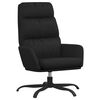 vidaXL Sill&oacute;n de relax de cuero sint&eacute;tico negro