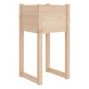 vidaXL Jardinera de madera maciza de pino 40x40x81 cm