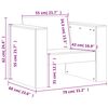 vidaXL Juego de muebles de jard&iacute;n 2 piezas madera maciza pino blanco