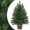 vidaXL &Aacute;rbol de Navidad artificial Verde 75 cm PVC, PE y acero