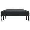 vidaXL Cubierta de Mesa Liso Negro 122 x 72 x 15 cm tela