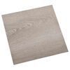 vidaXL Tablones de suelo autoadhesivos Gris topo 30,5 x 30,5 cm