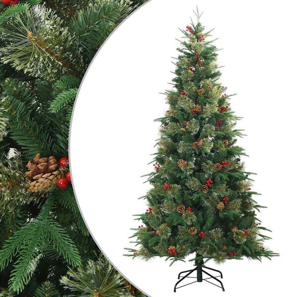 vidaXL &Aacute;rbol de Navidad artificial con ramas articuladas Verde 240 cm