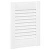 vidaXL Puerta de armario de lamas 2 uds blanco 39,5x29,5 cm
