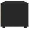 vidaXL Gabinete de TV Negro 100 x 48 x 43 cm Madera contrachapada