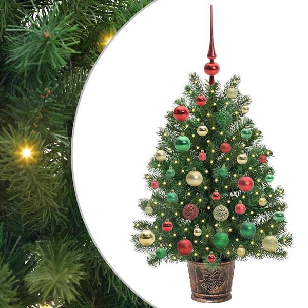 vidaXL &Aacute;rbol de Navidad artificial con 150 LED Verde 95 cm PE y PVC